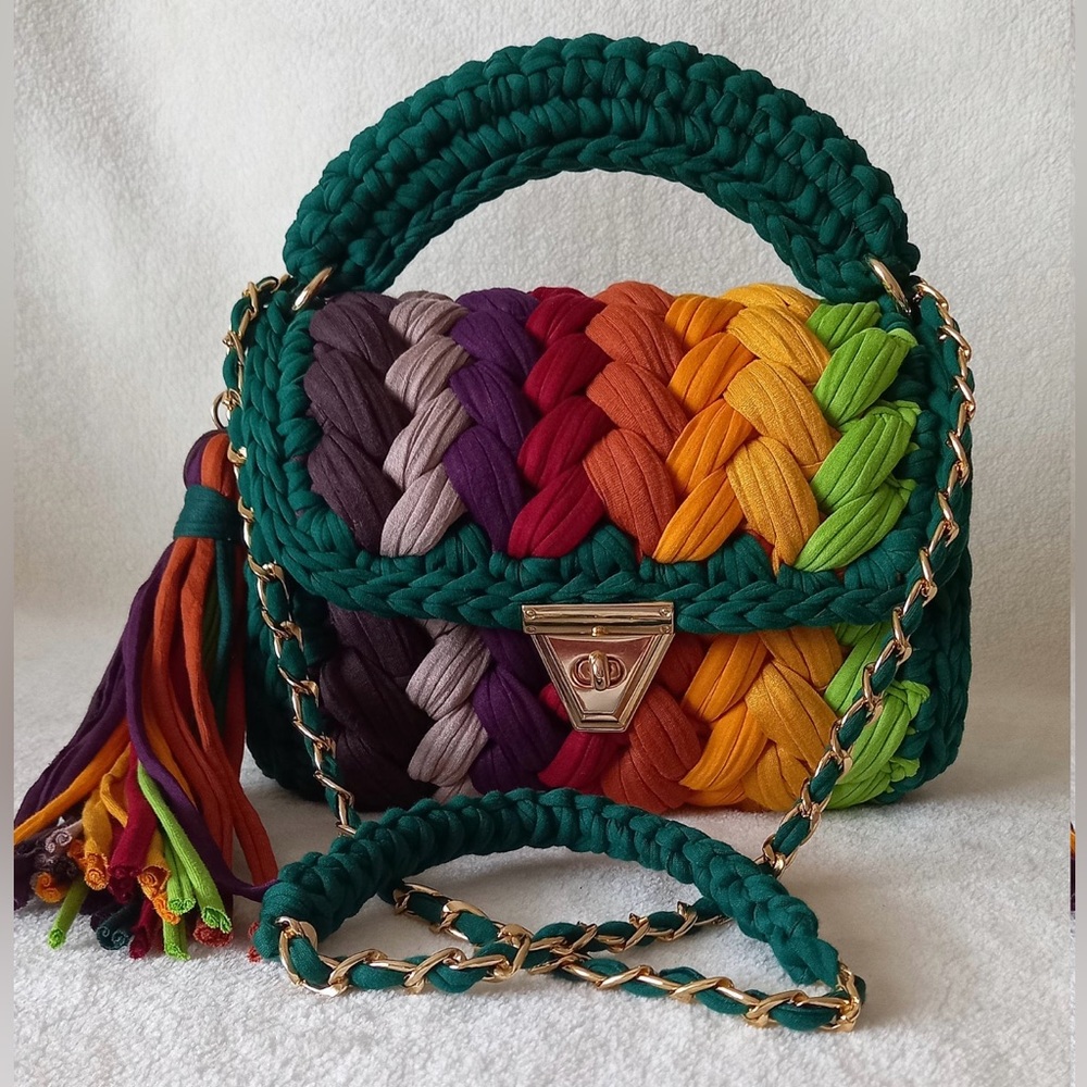 Crochet Crossbody Purse